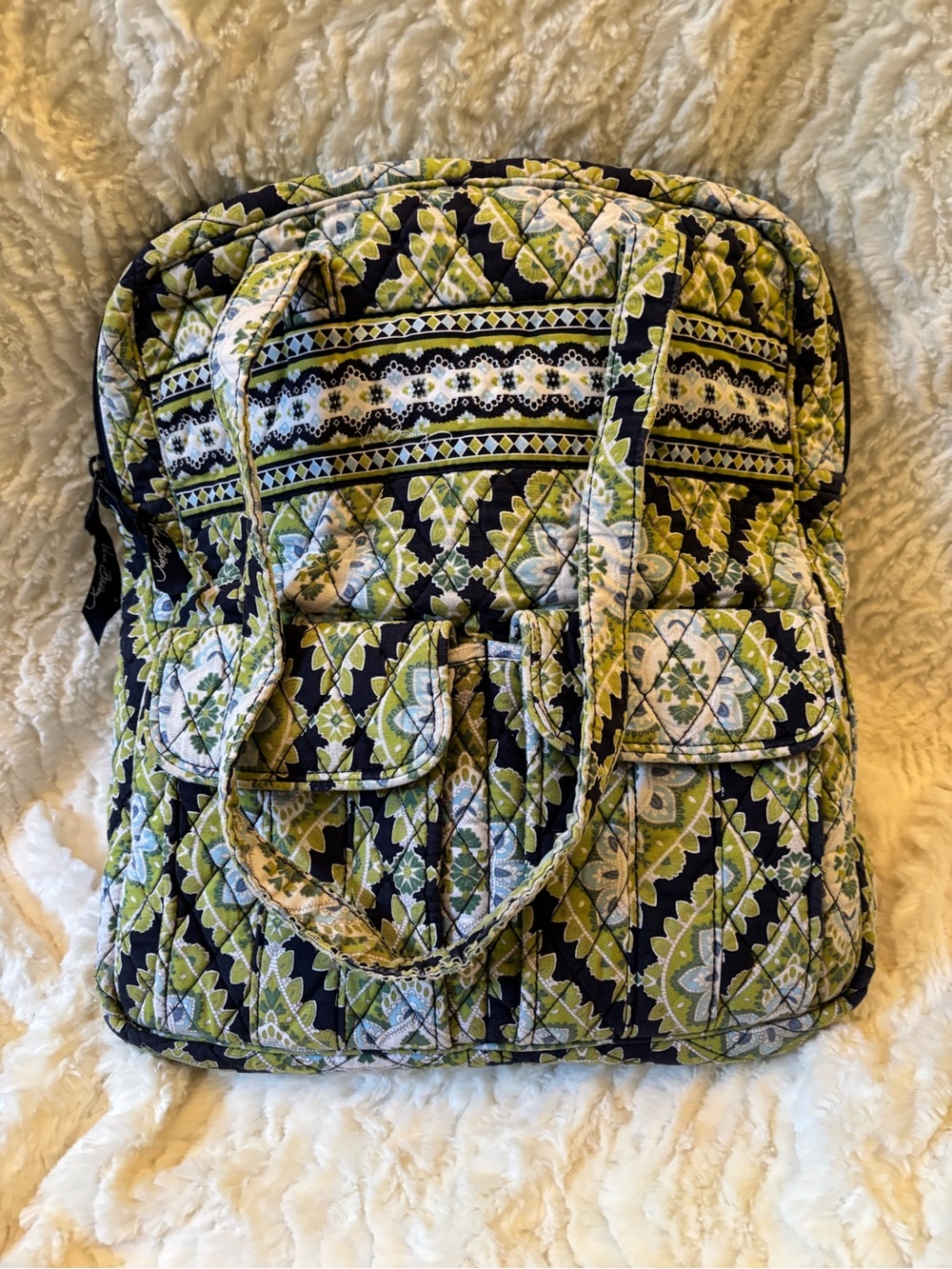Blue and green Vera Bradley handbag